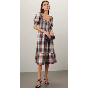 Hill House Louisa Multicolor Plaid Nap Dress